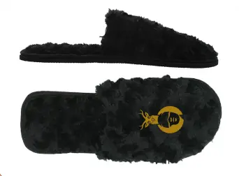 Pantufla Peluche Bordada